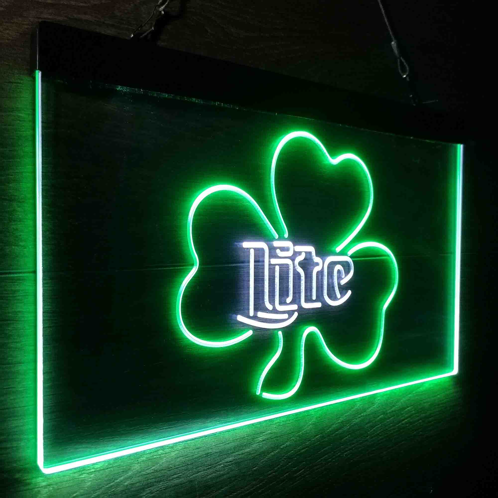 Miller Lite Shamrock Beer Neon-Like LED Sign - Image 19