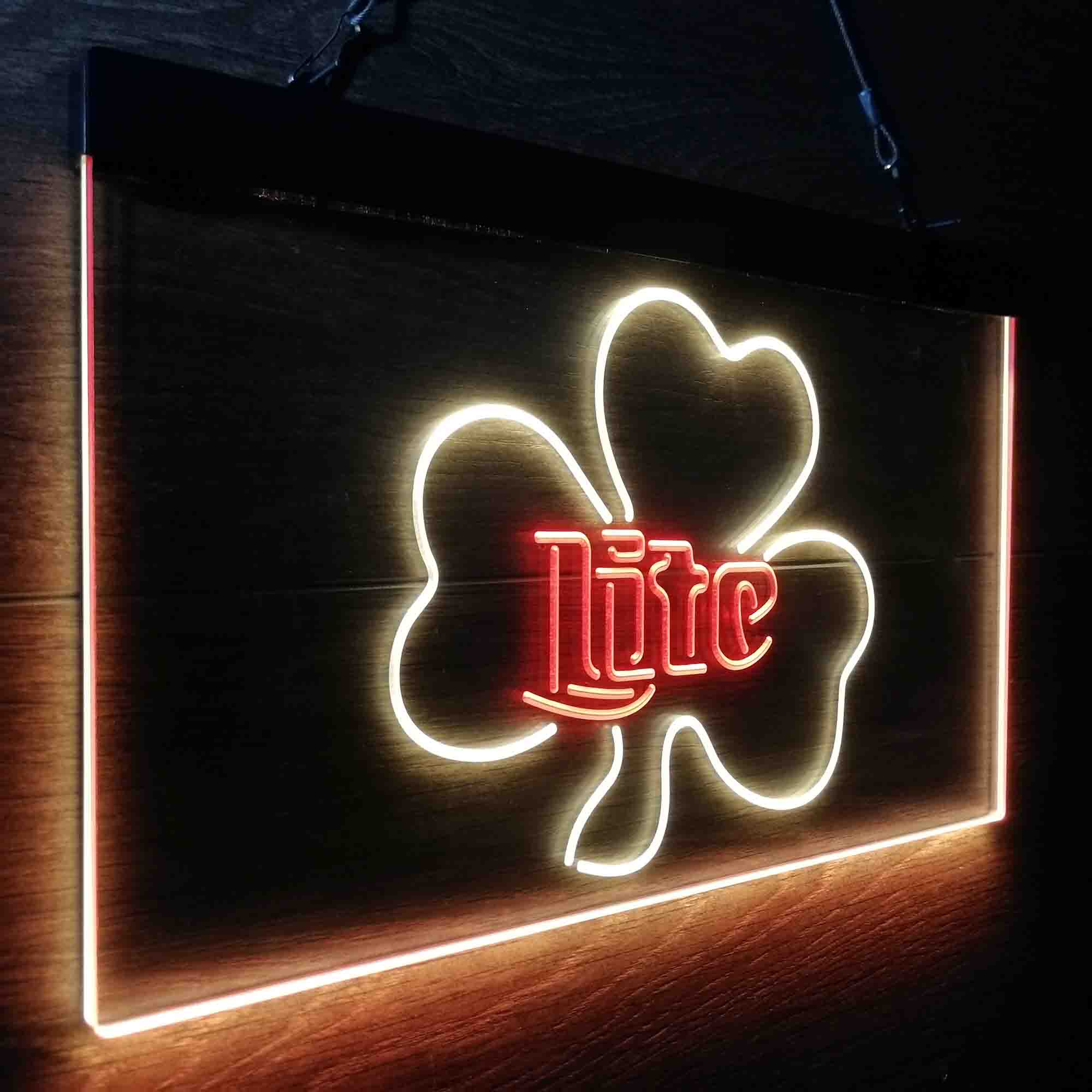 Miller Lite Shamrock Beer Neon-Like LED Sign - Image 20