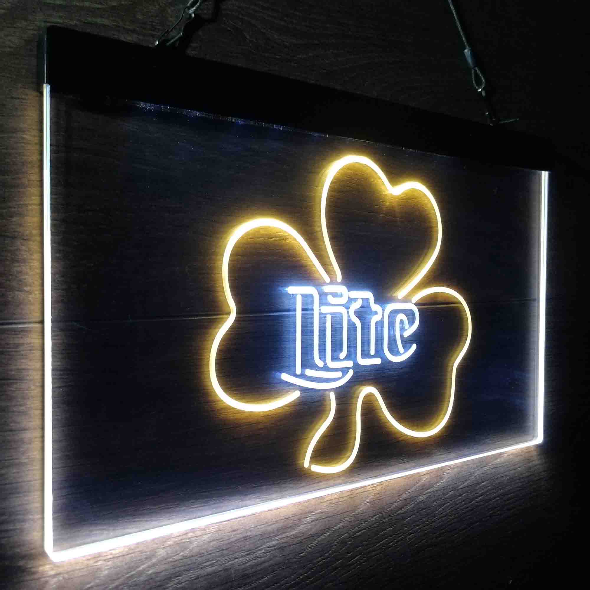 Miller Lite Shamrock Beer Neon-Like LED Sign - Image 24