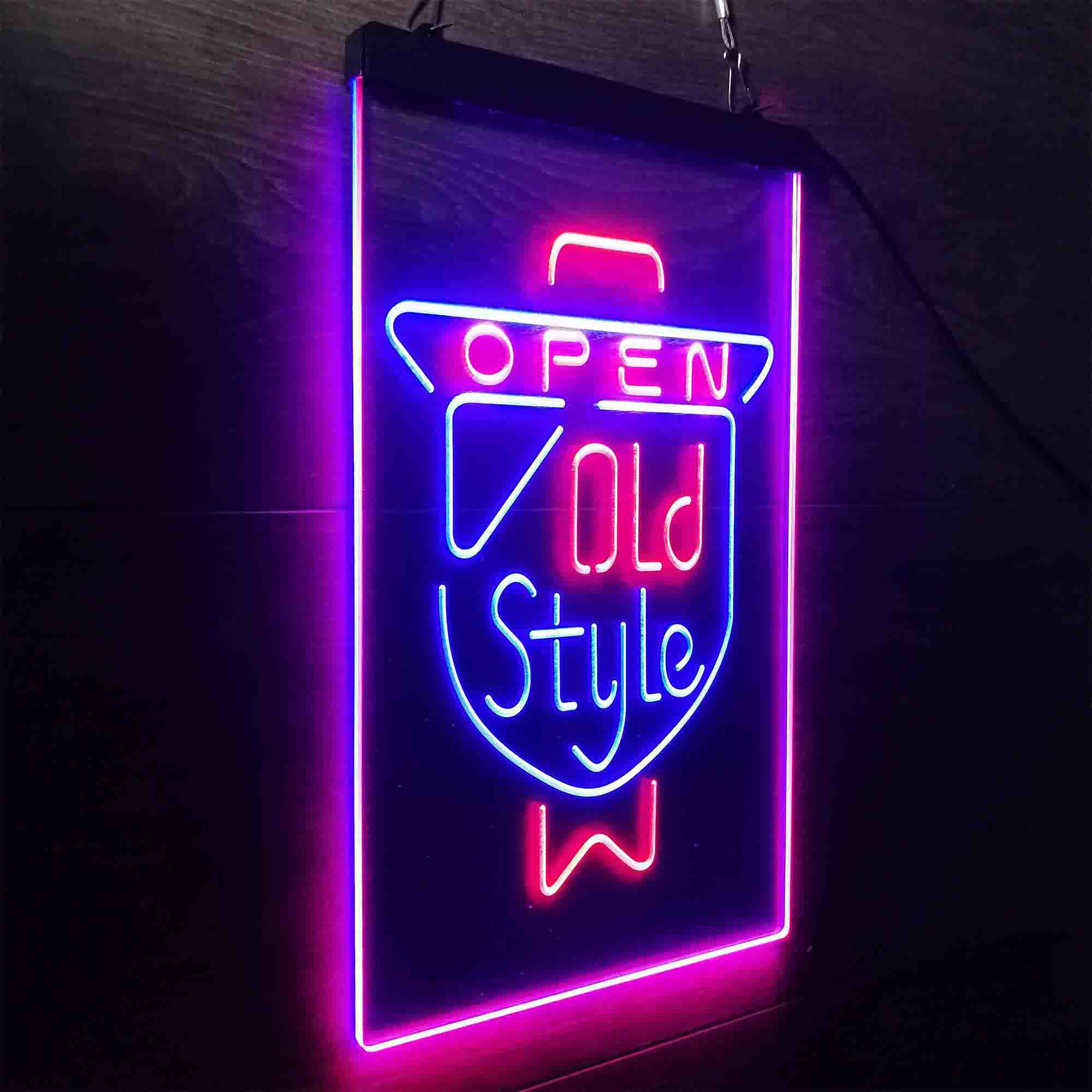 Old Style Beer Open Neon-Like LED Sign - Image 15