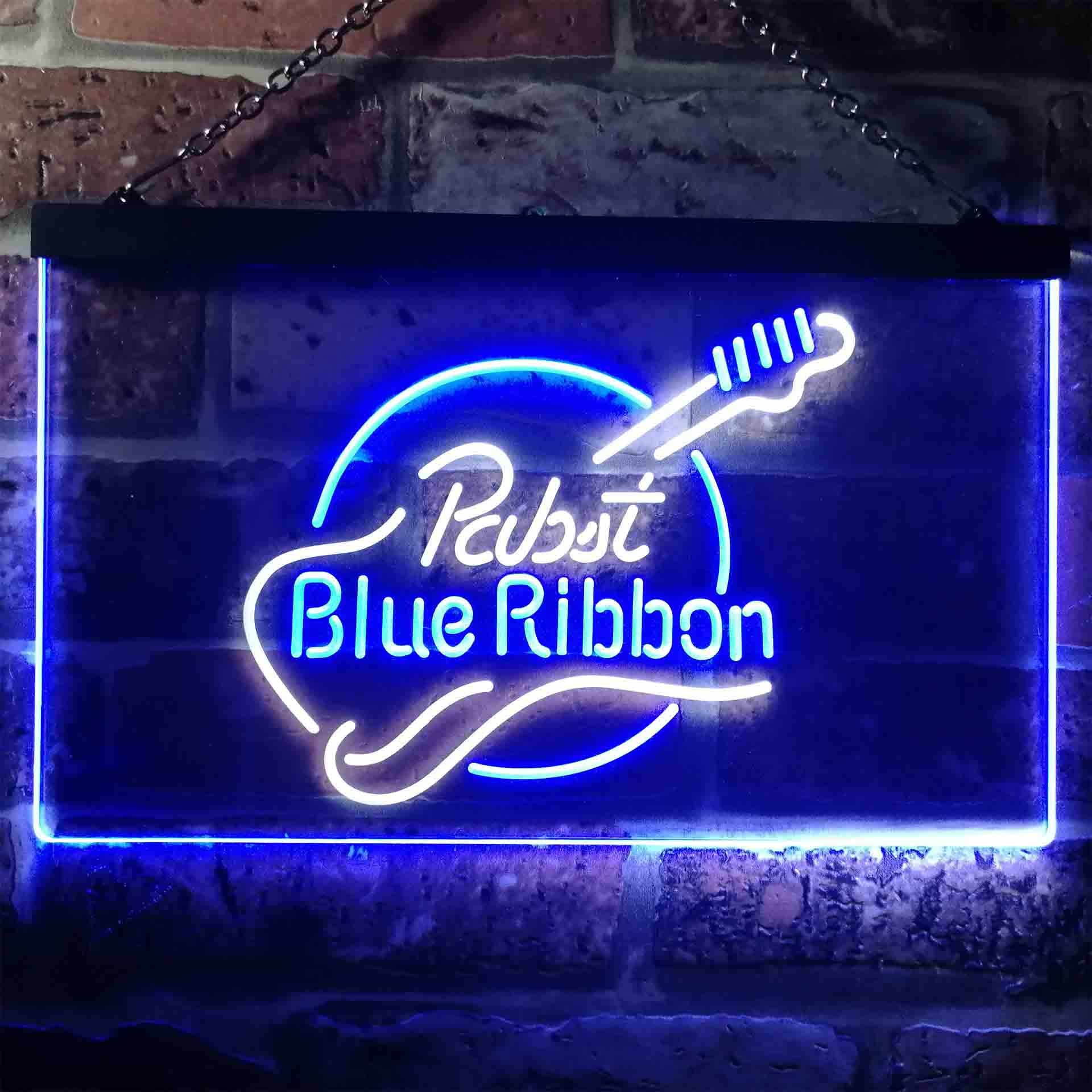 Pabst Blue Ribbon Guitar Neon-Like LED Sign - Image 10