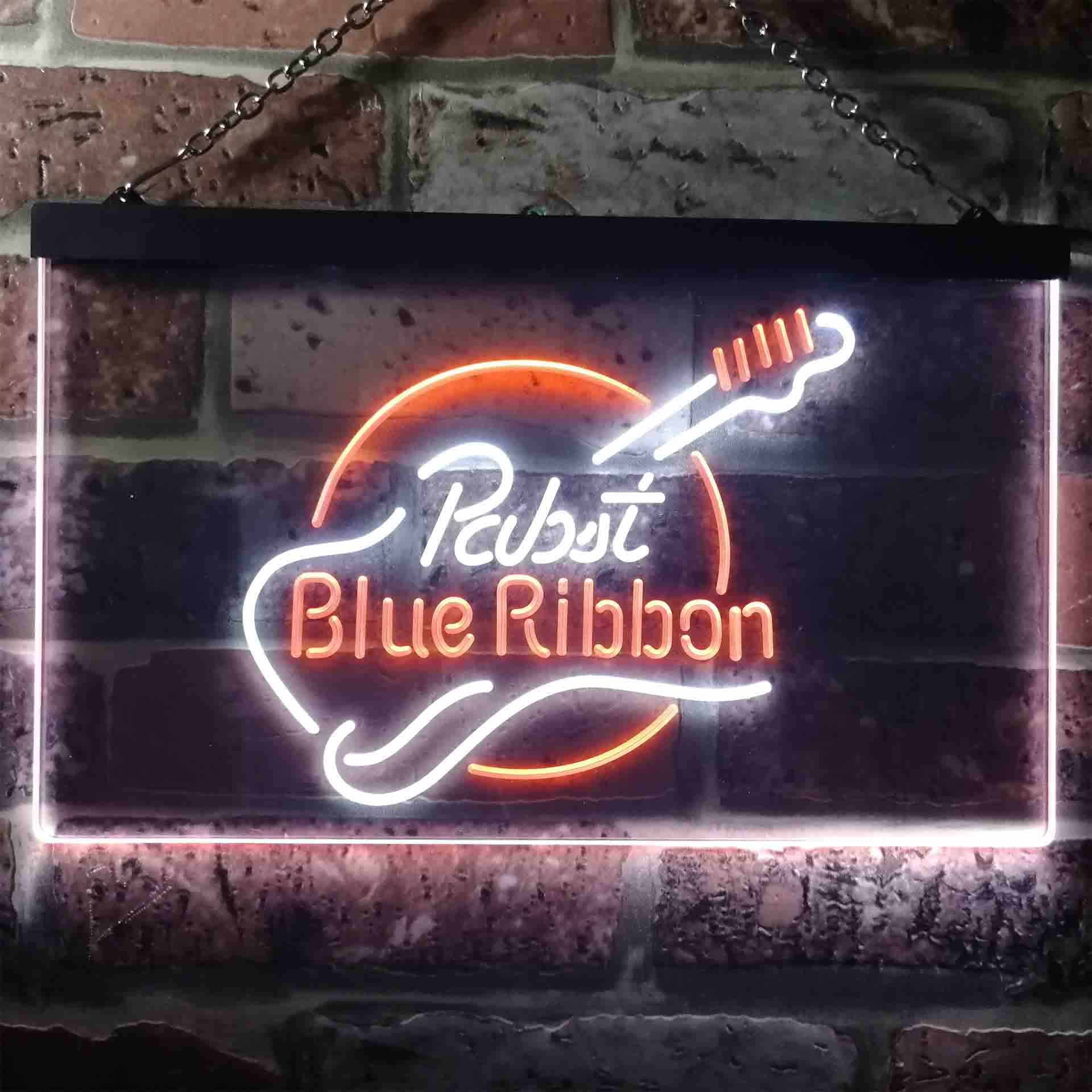 Pabst Blue Ribbon Guitar Neon-Like LED Sign - Image 13