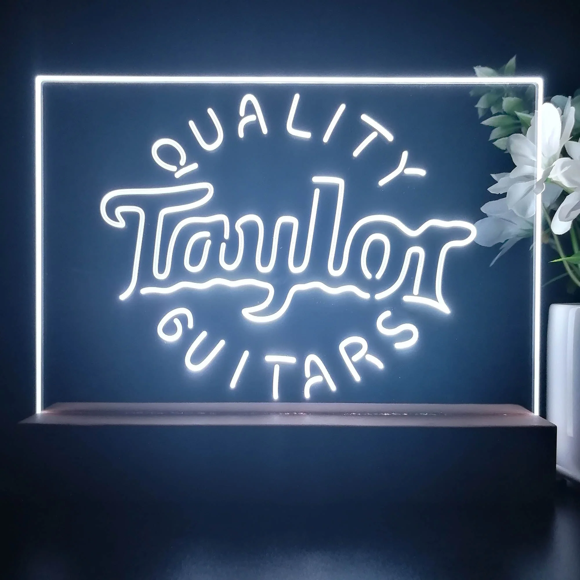 Taylor Guitar Music 3D Illusion Night Light Desk Lamp - Image 4